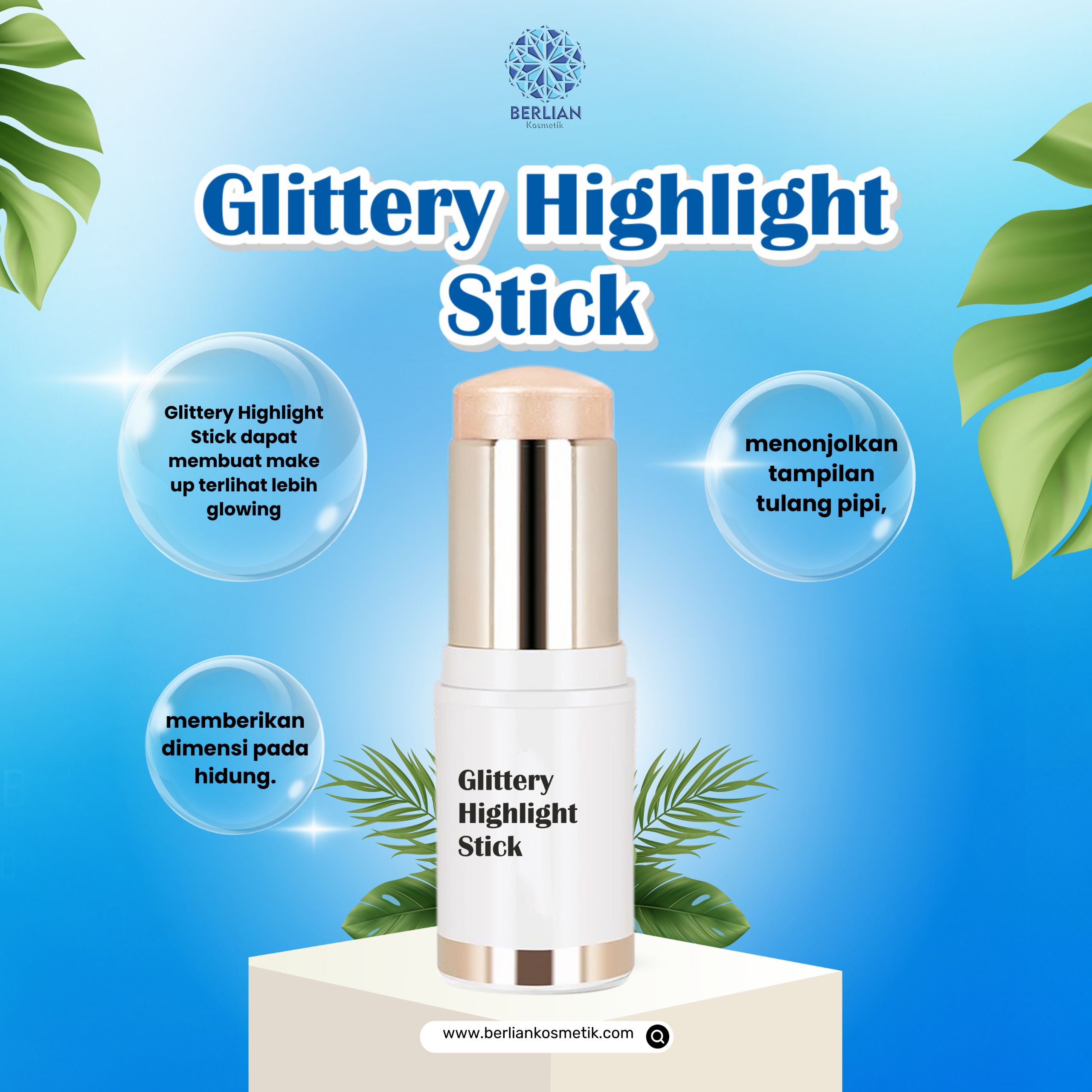 Glittery Highlight Stick